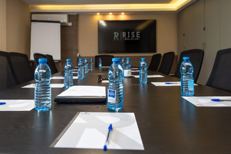 Conference Room Table Setup